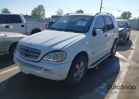 2005 Mercedes-Benz Ml 500 4Matic из США, поврежденный, VIN 4JGAB75EX5A543221